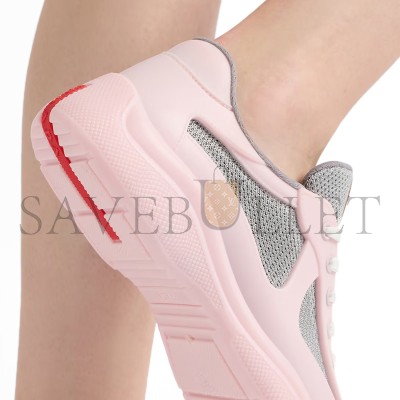 PRADA AMERICA'S CUP SOFT RUBBER AND BIKE FABRIC SNEAKERS 3E6500